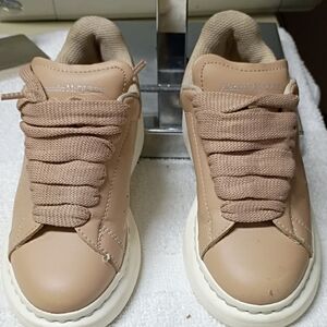 Alexander McQueen Kids Leather Larry Sneakers